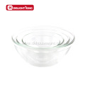 French Design Heat Resistant Borosilicate Glass Mixing Bowl